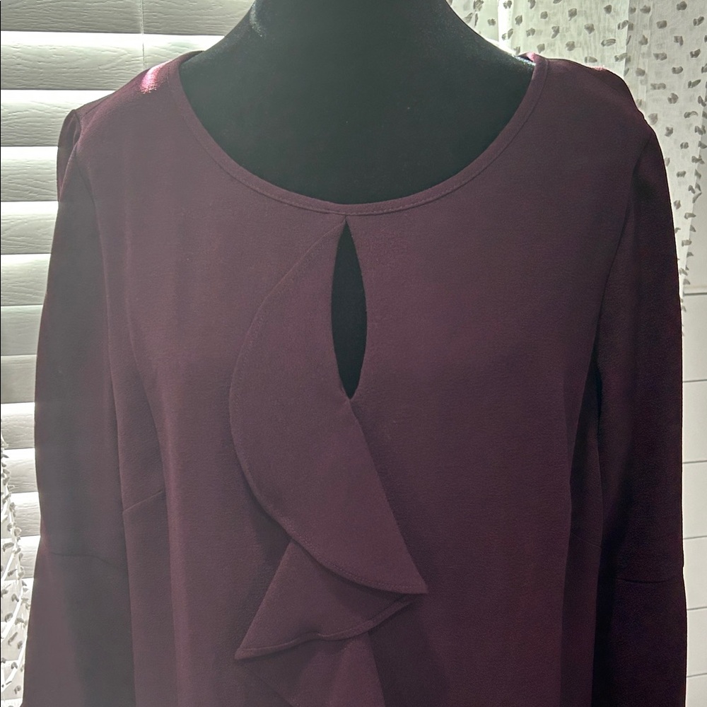 Jessica Howard Plum Long Sleeve Dress - Picture 2 of 4